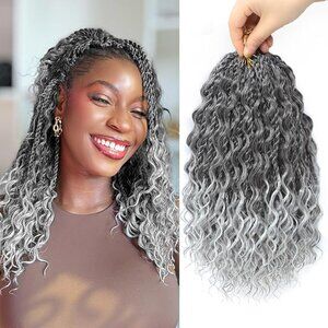 NEW 10" 8 Pack Senegalese Twist Curly End Ombre Pre-looped Hair Braid Extensions